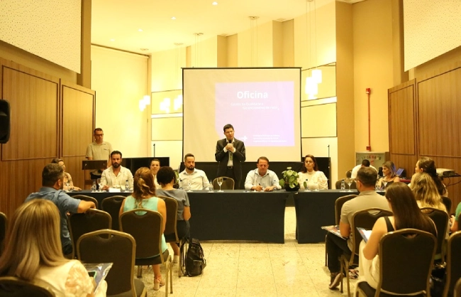 Oficina de Vigilância Sanitária em Palhoça promove debates sobre qualidade e gestão de riscos Oficina de Vigilância Sanitária em Palhoça promove debates sobre qualidade e gestão de riscos