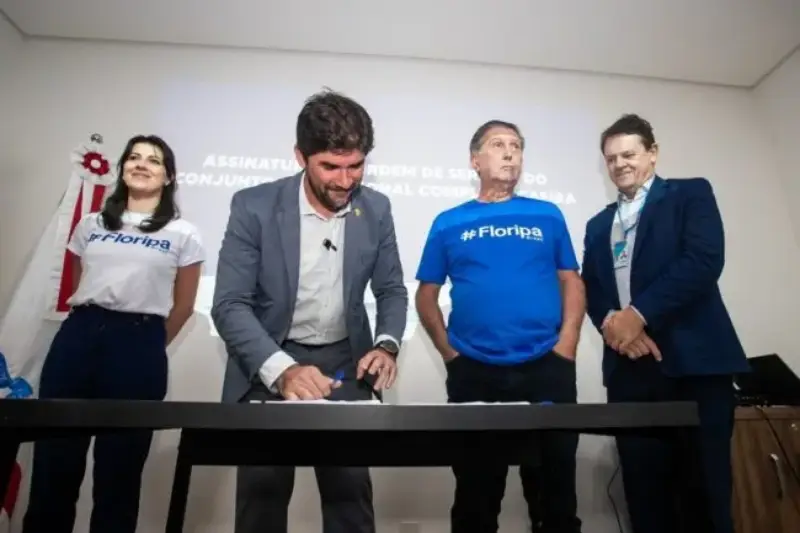 CAIXA anuncia 184 moradias do Minha Casa em Florianópolis CAIXA anuncia 184 moradias do Minha Casa em Florianópolis