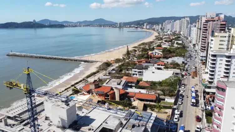 Orla de balneário Piçarras