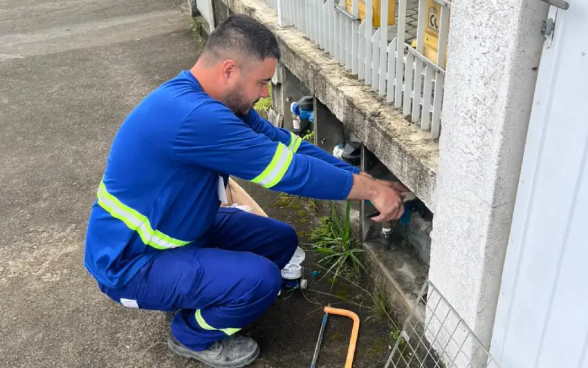Projeto de atualização cadastral e substituição de hidrômetros em Palhoça Projeto de atualização cadastral e substituição de hidrômetros em Palhoça