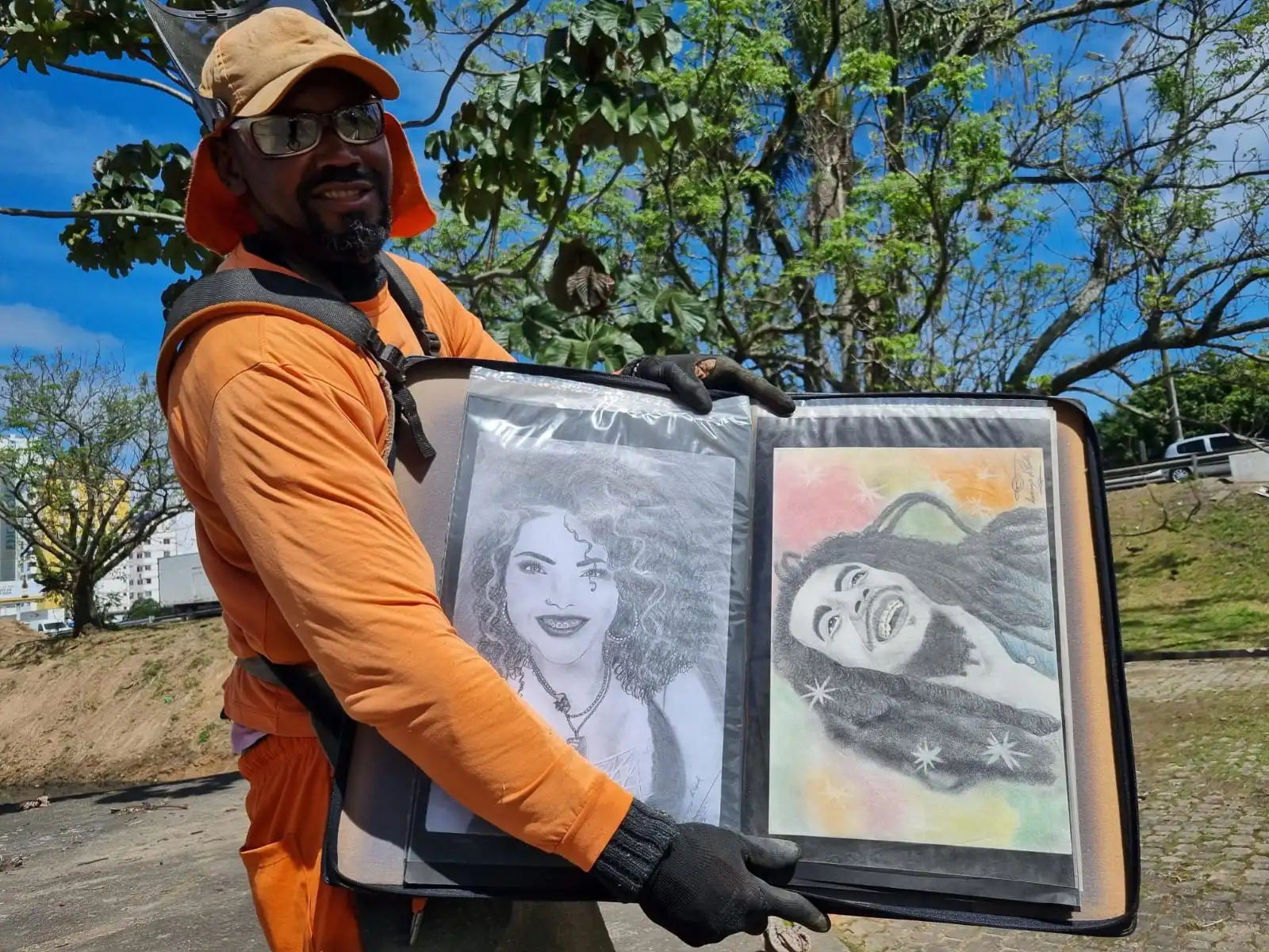 Roçador de São José ganha destaque como artista autodidata Roçador de São José ganha destaque como artista autodidata