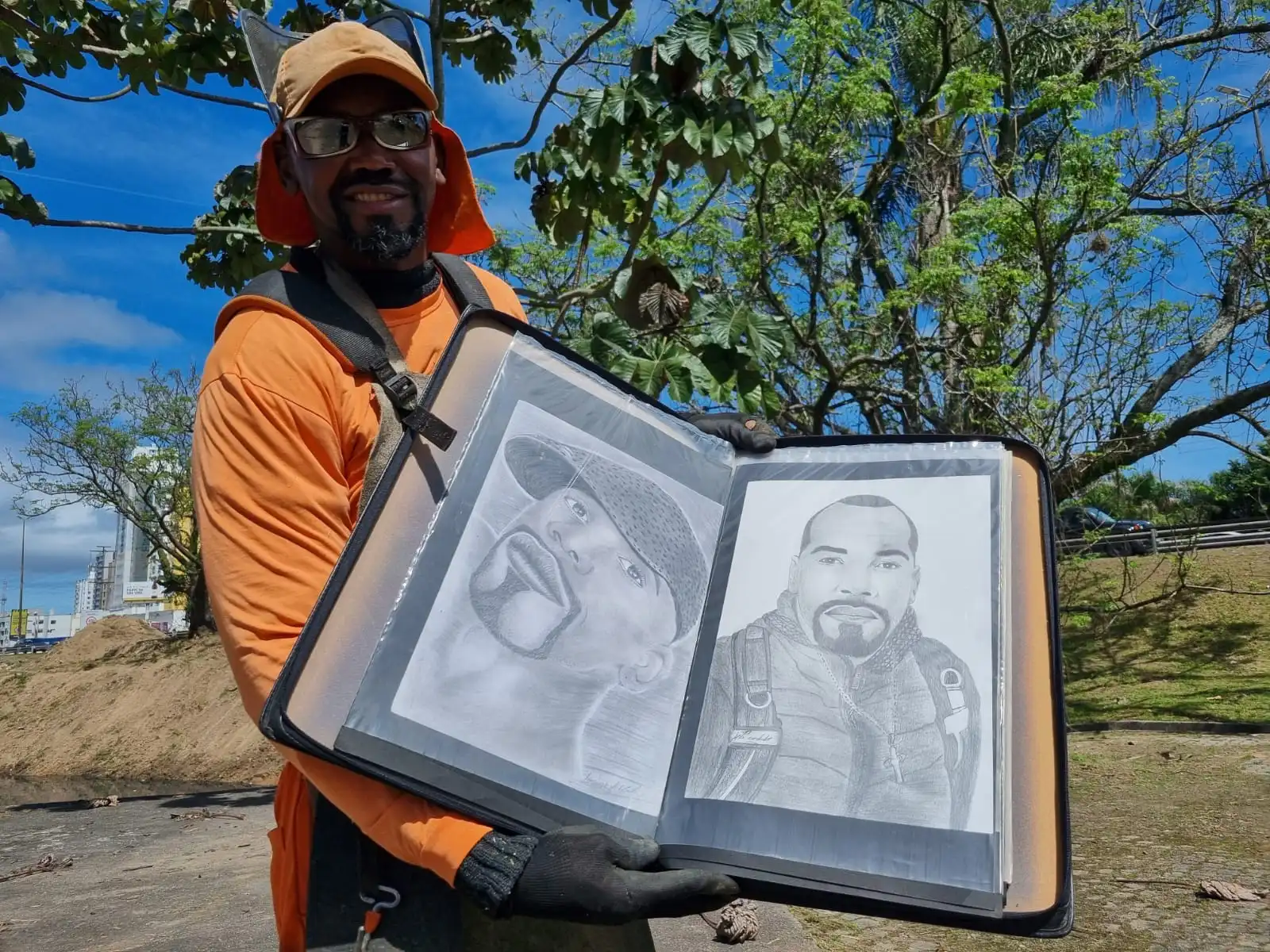 De Salvador a SC: trajetória de Luciano, o roçador que desenha sonhos De Salvador a SC: trajetória de Luciano, o roçador que desenha sonhos