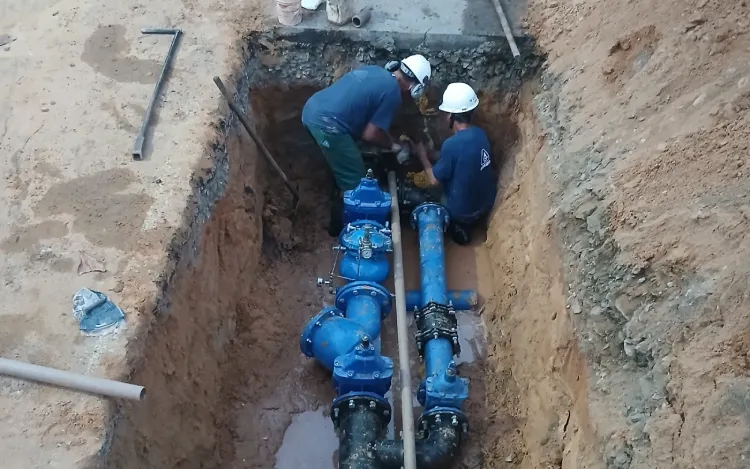 Válvula da Casan promete mais eficiência no abastecimento em Florianópolis Válvula da Casan promete mais eficiência no abastecimento em Florianópolis