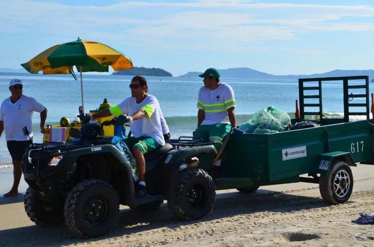 Prova prática da Comcap tem nova chamada para reforçar limpeza de verão