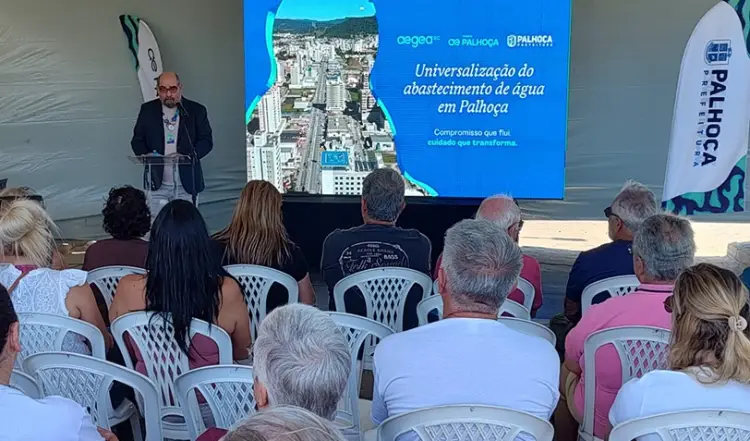Abastecimento nas praias ganha novo marco com obras em Palhoça