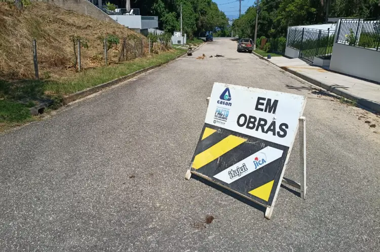 CASAN avança saneamento no norte da Ilha CASAN avança saneamento no norte da Ilha