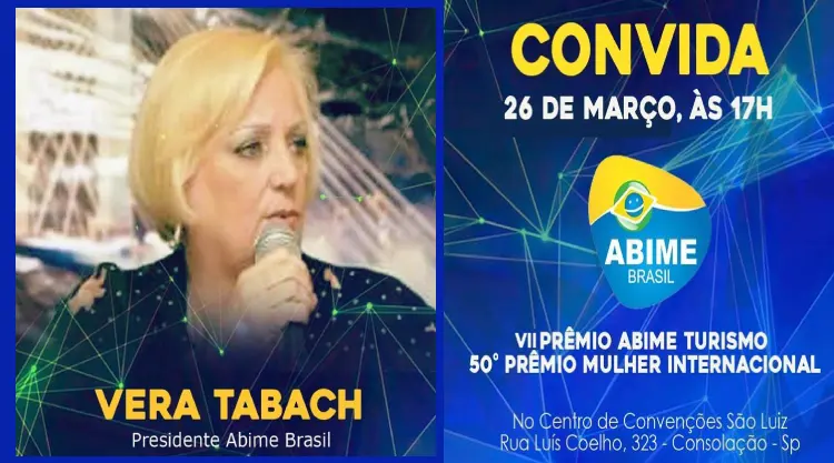São Paulo sedia 50ª edição do Prêmio Mulher Internacional e 7º Prêmio ABIME Turismo