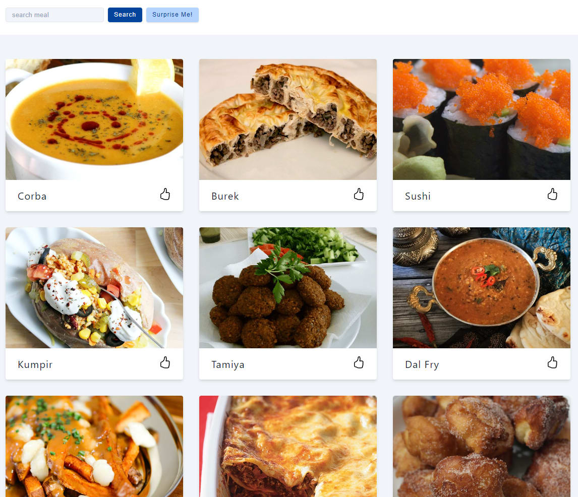 Meals App Thumbnail