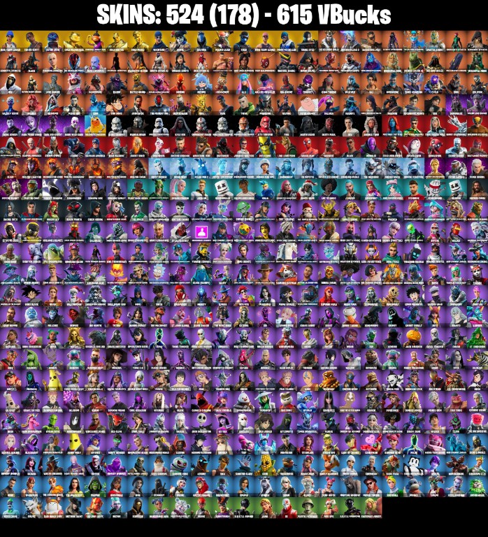 Fortnite Account ( PLAYSTATION / XBOX / PC / MOBILE / NINTENDO ) Travis Scott, Merry Mint Axe, OG STW, Blue Team Leader (524 Skins)