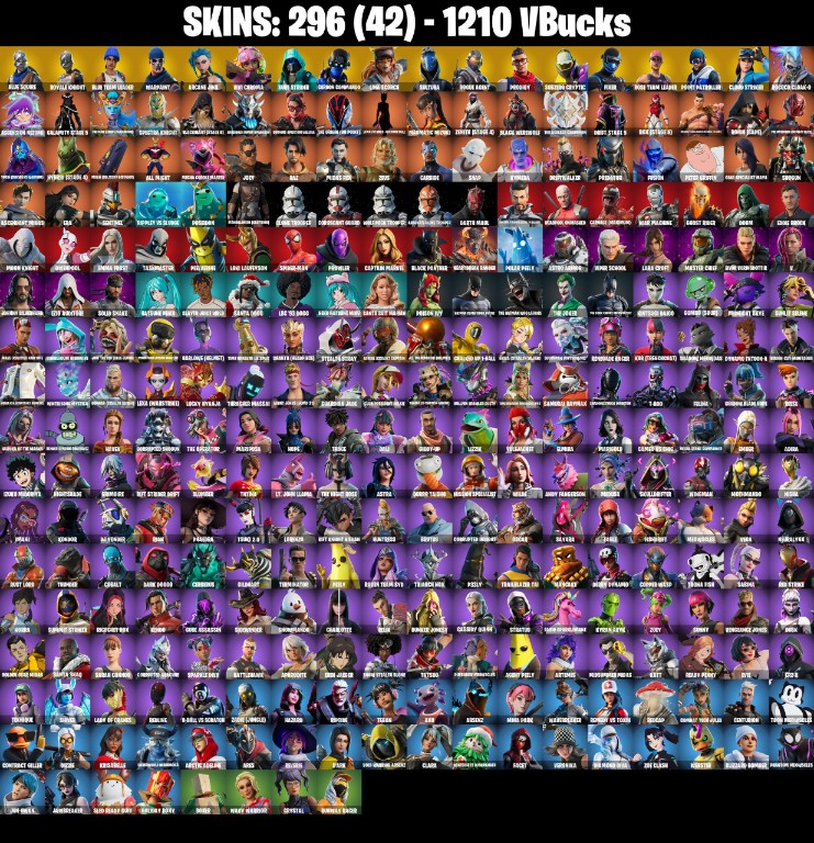 Fortnite Account ( PLAYSTATION / XBOX / PC / MOBILE / NINTENDO ) Blue Squire (296 Skins)