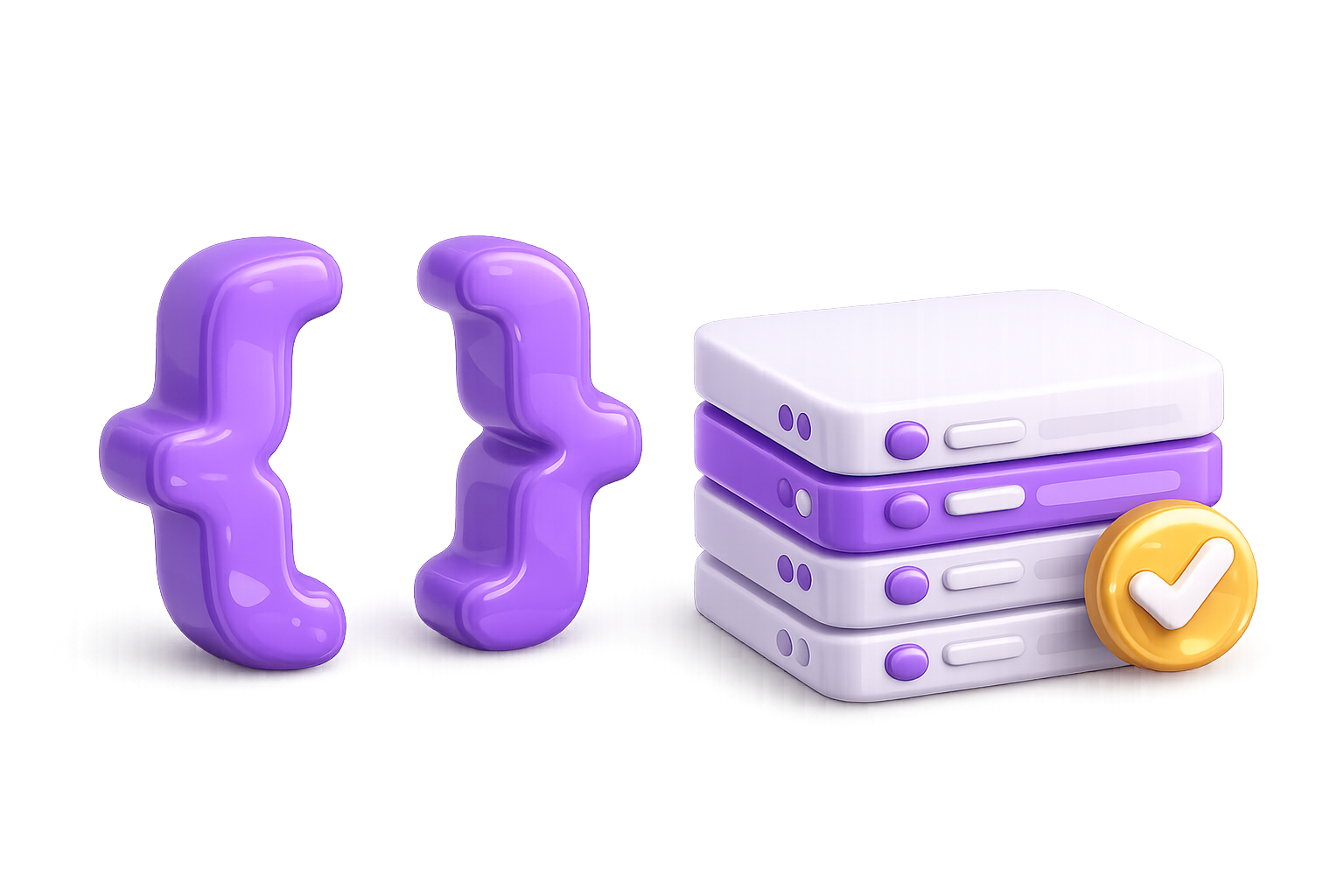 Structured output illustration