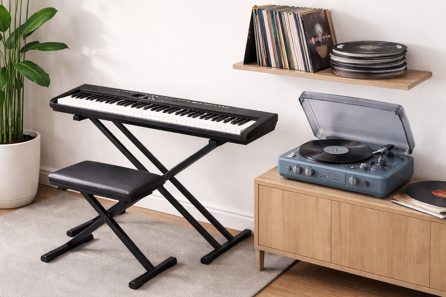 Piano and Disc Plater