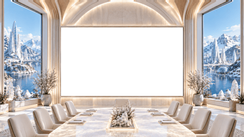 Arctic Lumen Boardroom