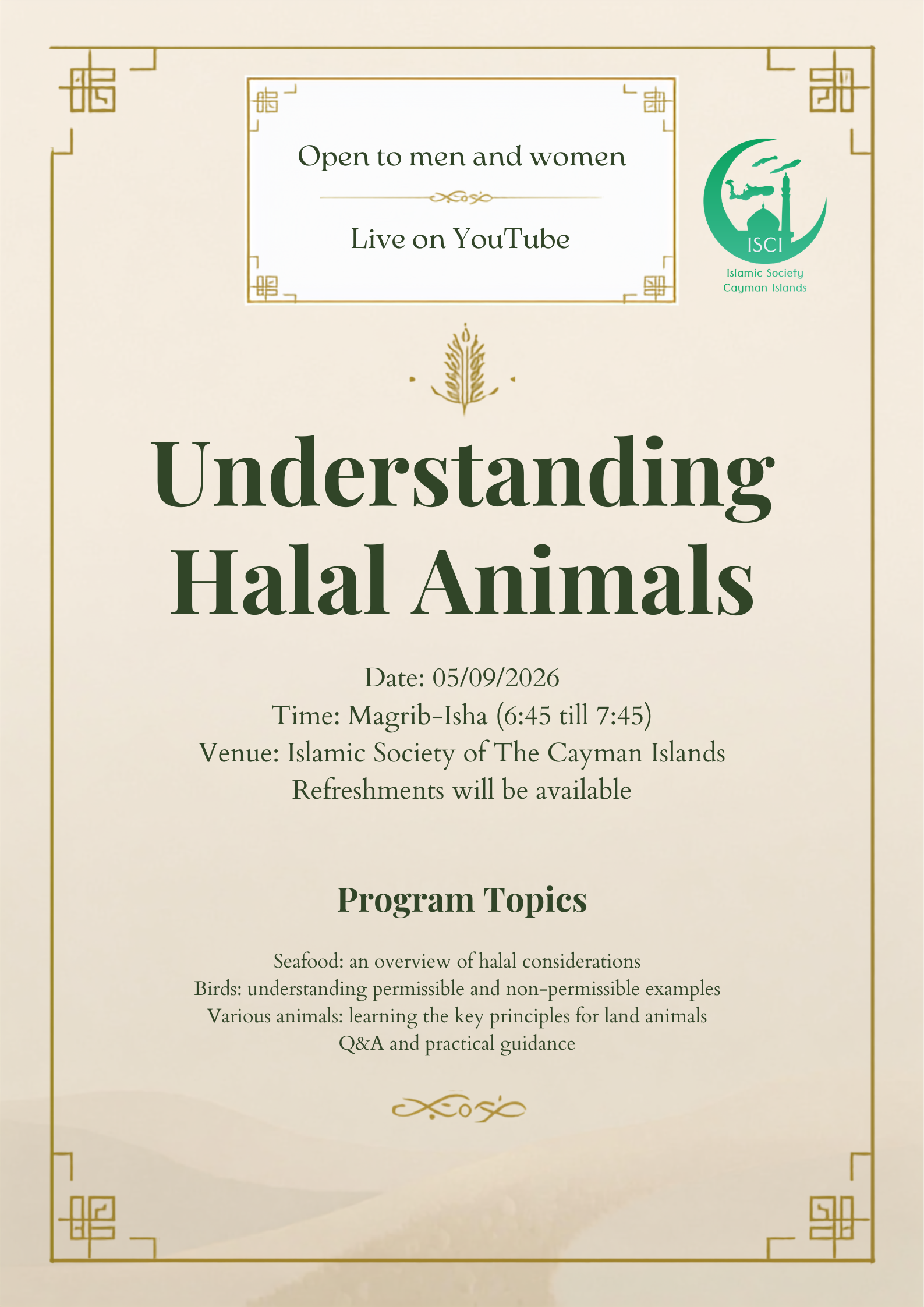 Guide to Halal animals 