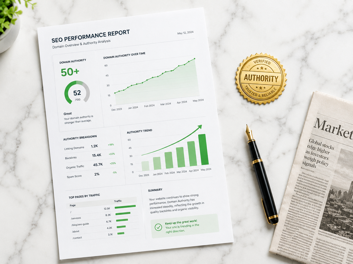 Pourquoi DA50+ — Impact backlinks haute autorité sur Domain Rating — AchatAvis