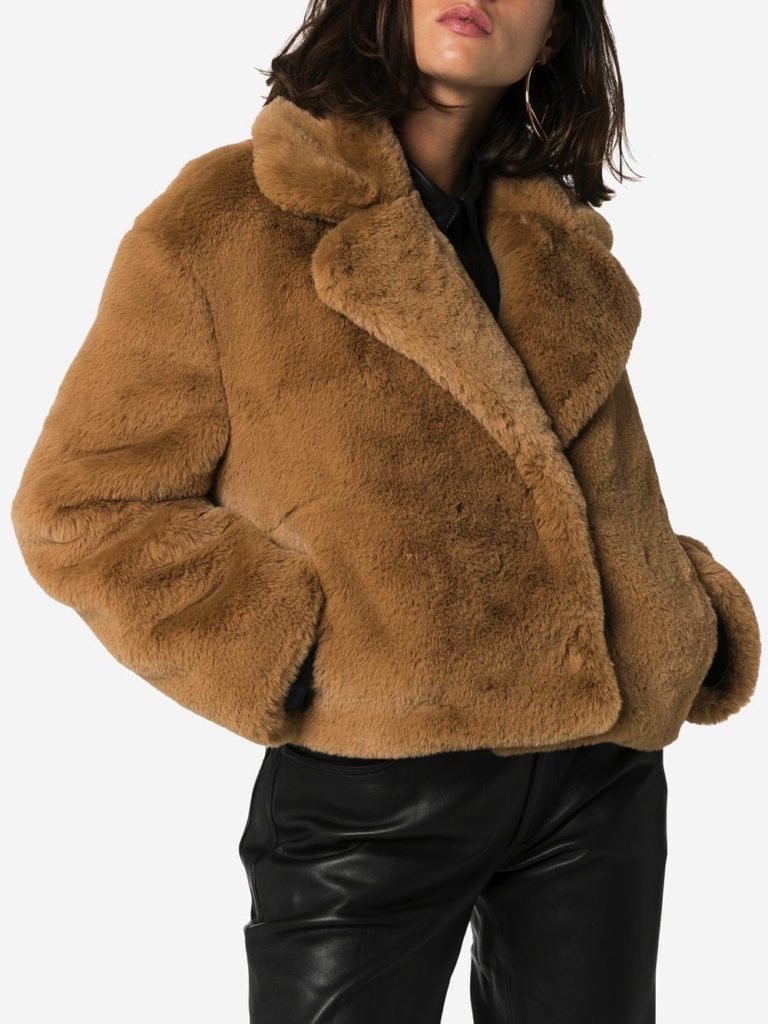 Шуба Stand Studio, 27500 P. (farfetch.com)