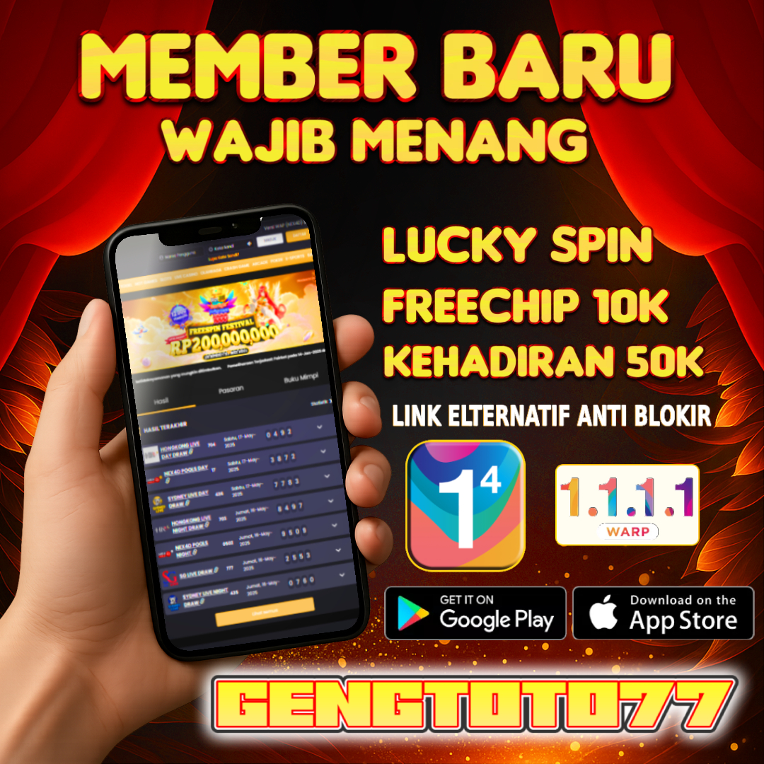 Gengtoto77: Ulasan Pengalaman Nyata & Strategi Menang Togel Online di Situs Gengtoto77
Gengtoto77: Ulasan Pengalaman Nyata & Strategi Menang Togel Online di Situs Gengtoto77