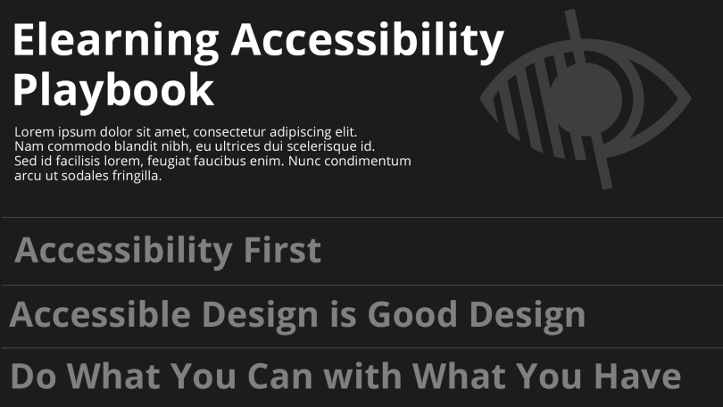 accessibility playbook