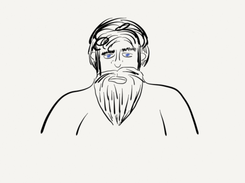 Day 5: Old man with a beard