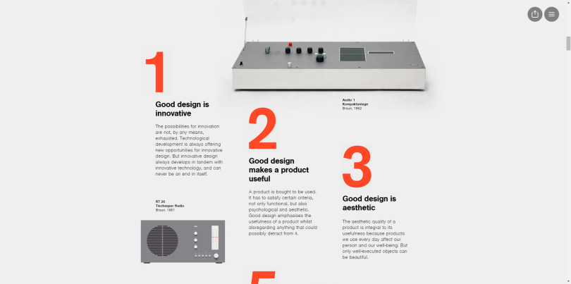 10 Principles for Good Design