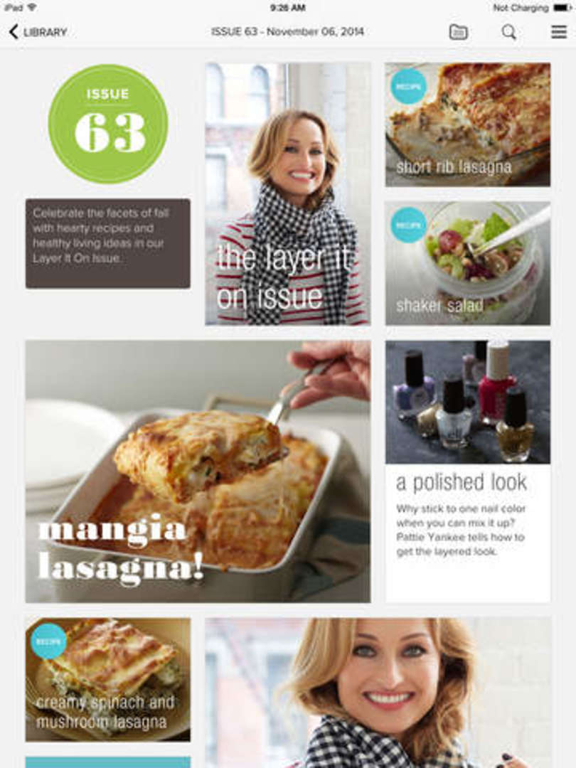 Giada Contents Screen