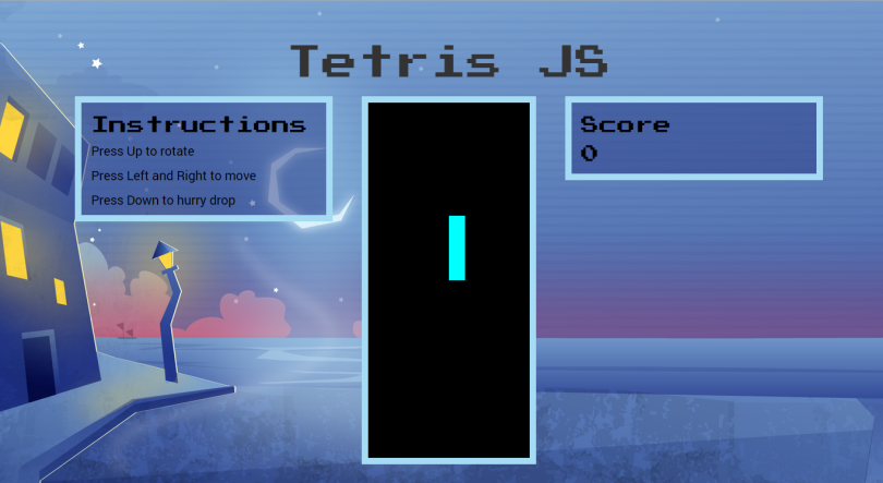 newer version of tetris UI