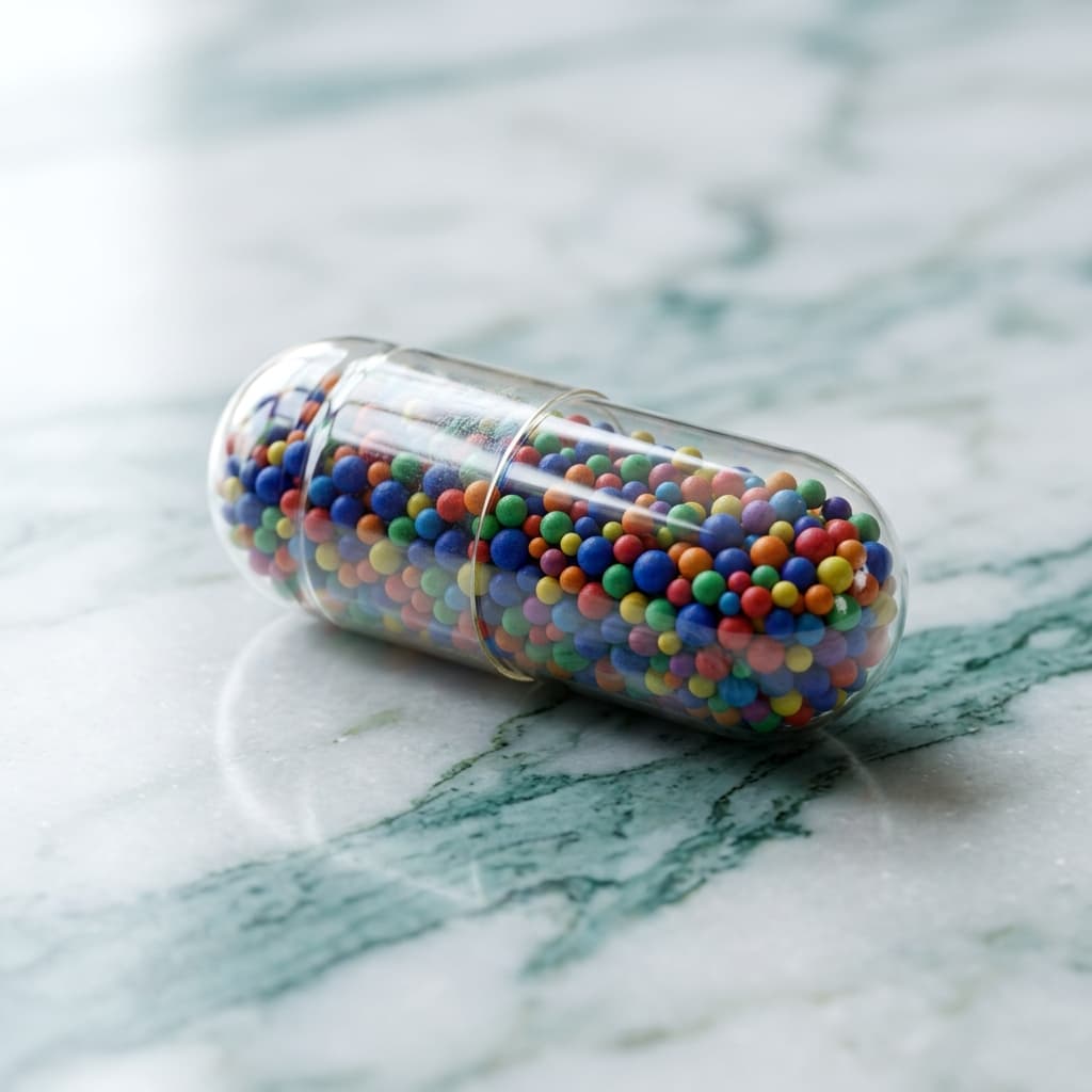 Modern translucent pill organizers