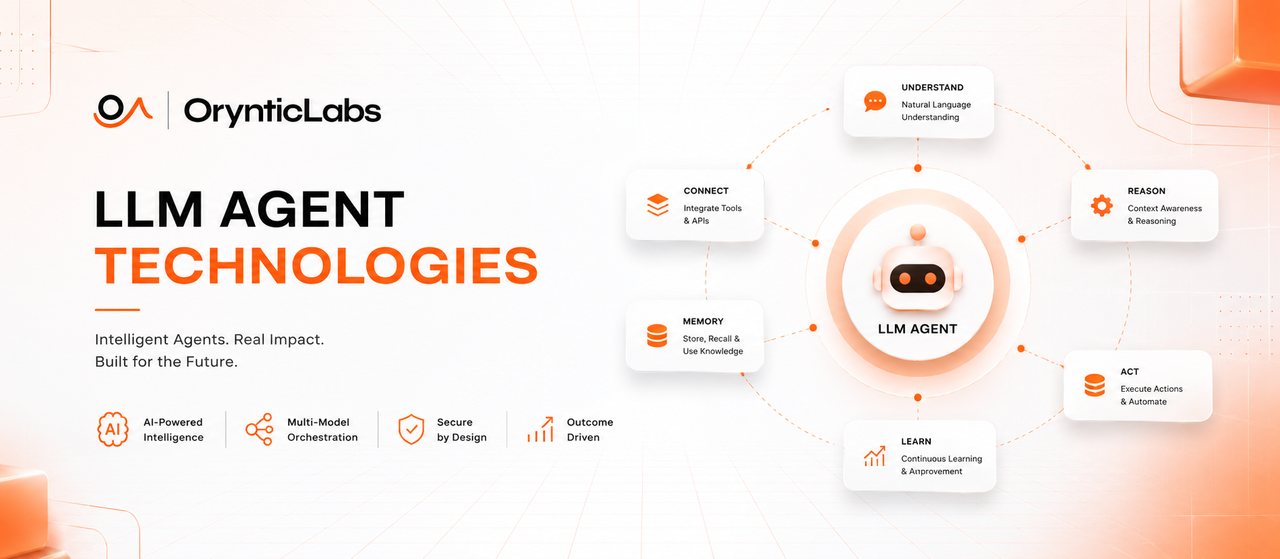 How OrynticLabs Builds Intelligent Solutions with LLM Agent Technologies