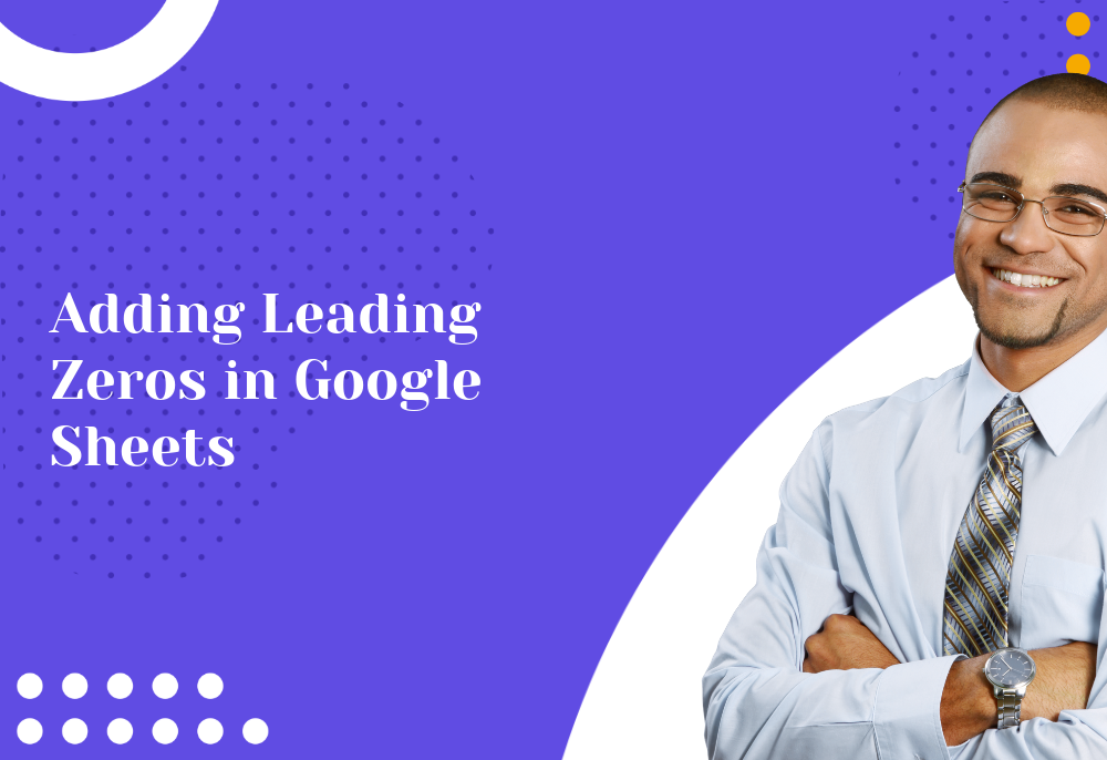 Adding leading zeros in google sheets