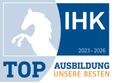 IHK-Zertifikat für TOP Ausbilder von 2023-2026.