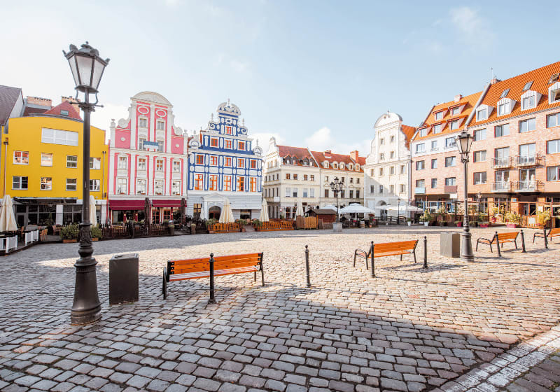 Die Altstadt von Essen.