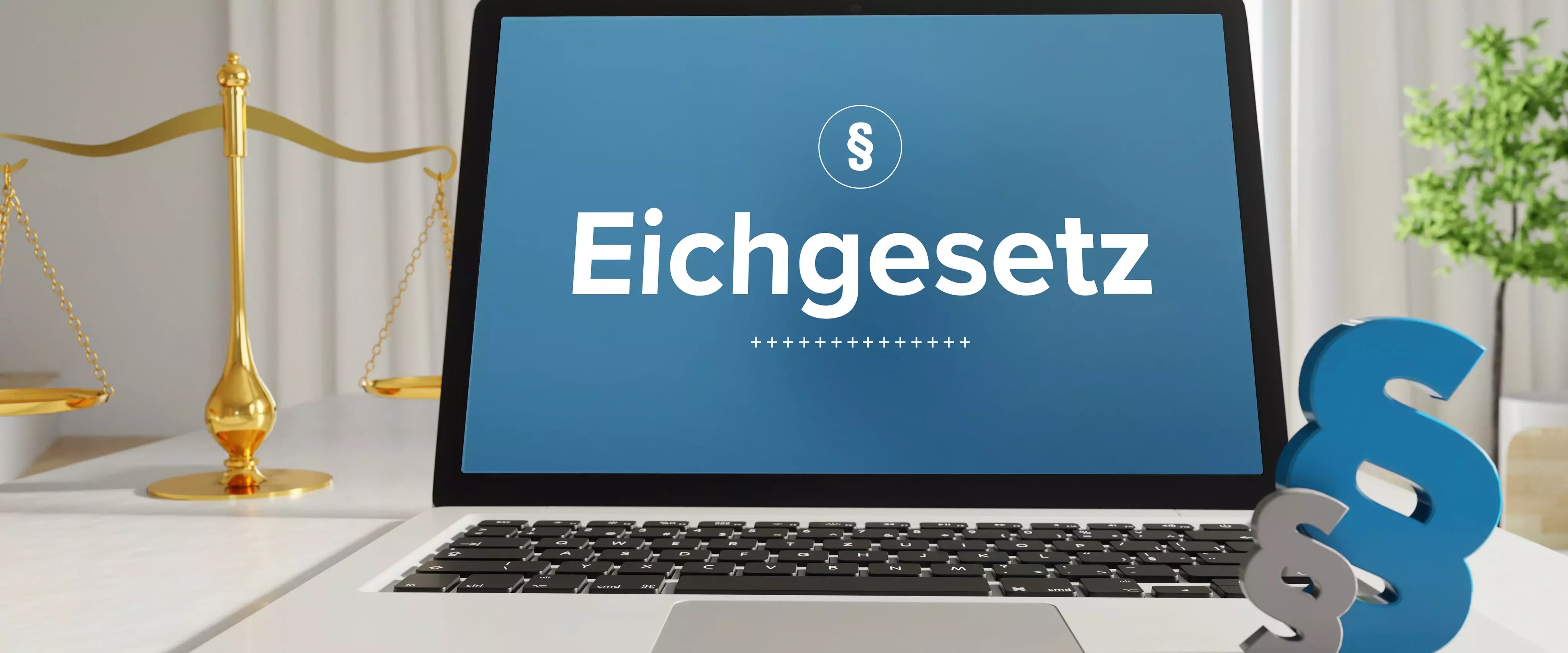 CUN Laptop mit Eichgesetz