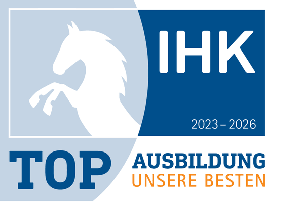 IHK-Zertifikat für TOP Ausbilder von 2023-2026.