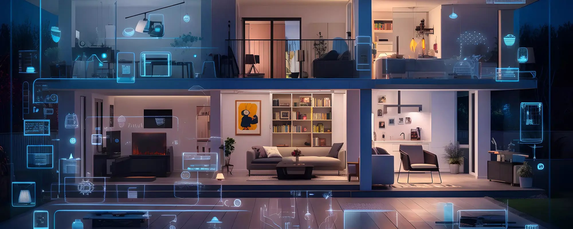 Vernetzte Geräte in einem Smart Home