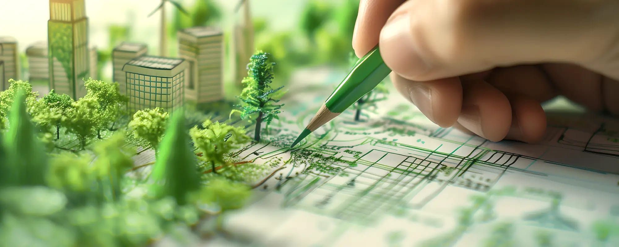 Stadtplanung mit Modellen