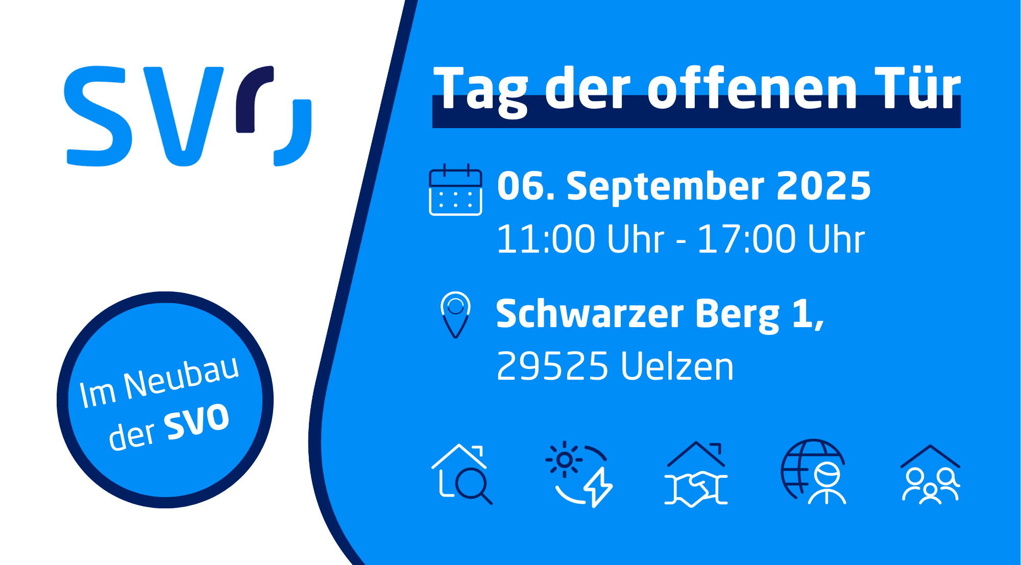 Banner zum Tag der offenen Tür in Uelzen.