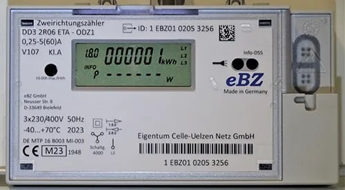 Intelligenter Zähler Smart Meter EBZ DD3