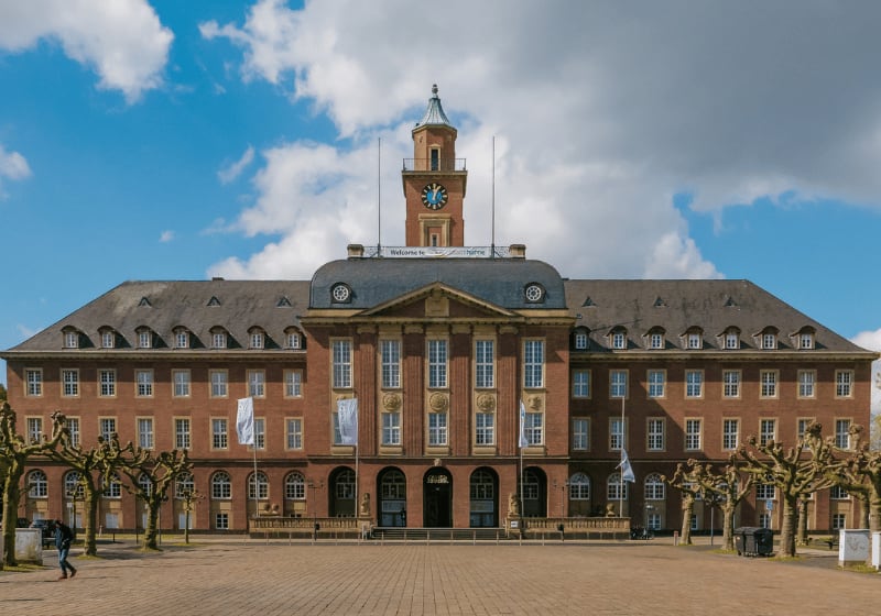 Das Rathaus der Stadt Herne.