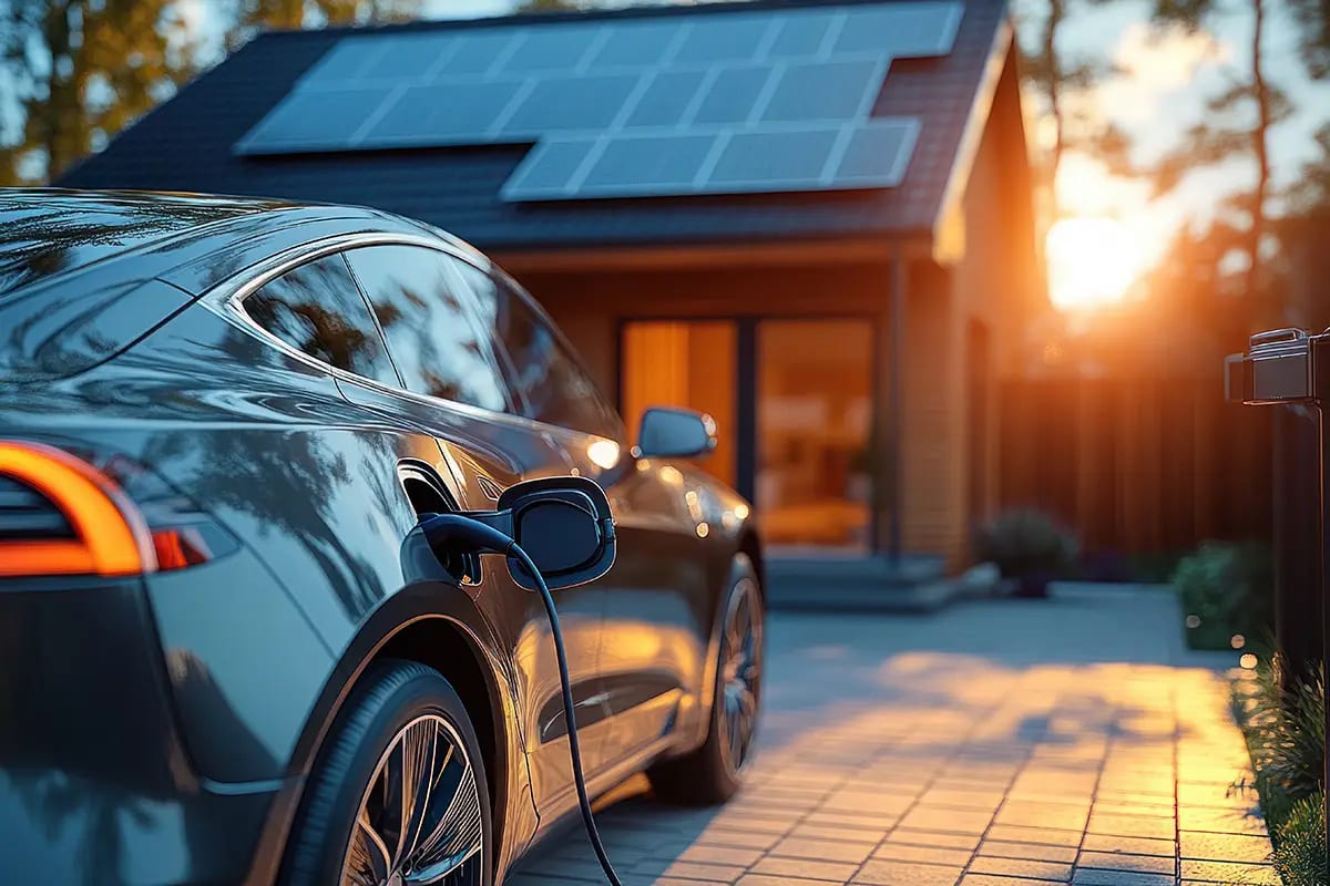 E-Auto an einer Wallbox