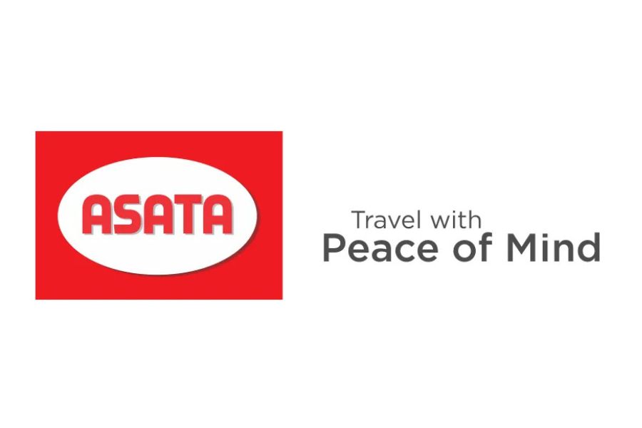 ASATA membership logo promoting trusted travel and peace of mind.