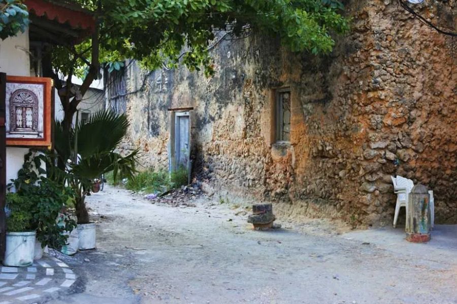 Historic stone alleyway in Zanzibar’s atmospheric Stone Town.