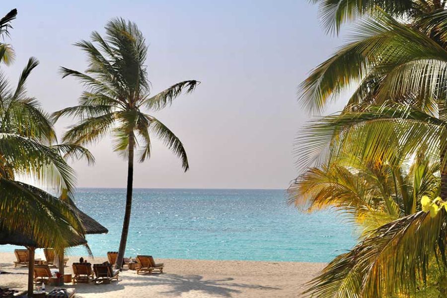 Turquoise water and beach, generic header image
