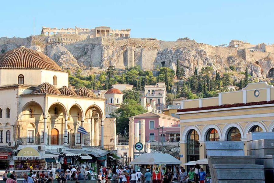 The Parthenon atop the Acropolis, Athens