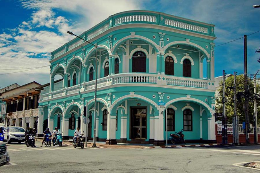 Sino-Portuguese shophouse in Old Phuket Town