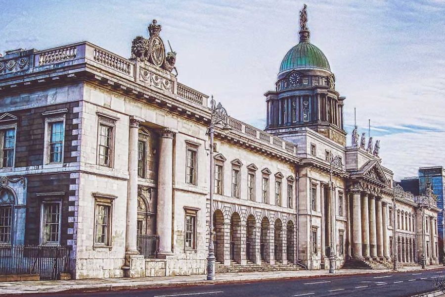Historic architecture in Dublin, Ireland
