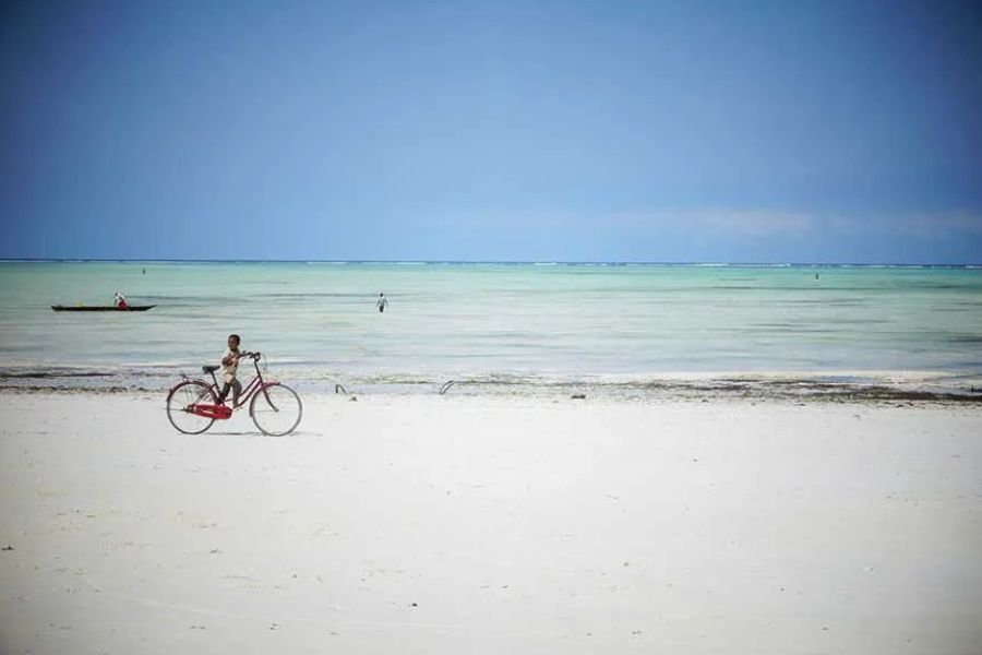 Paje Beach, a kitesurfing destination in Zanzibar