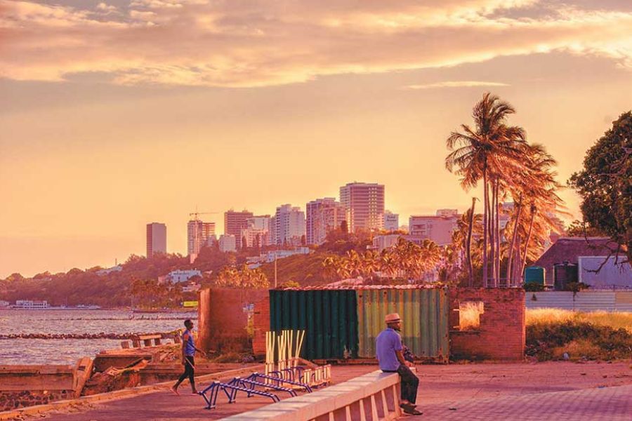 Maputo, the capital and main port city of Mozambique