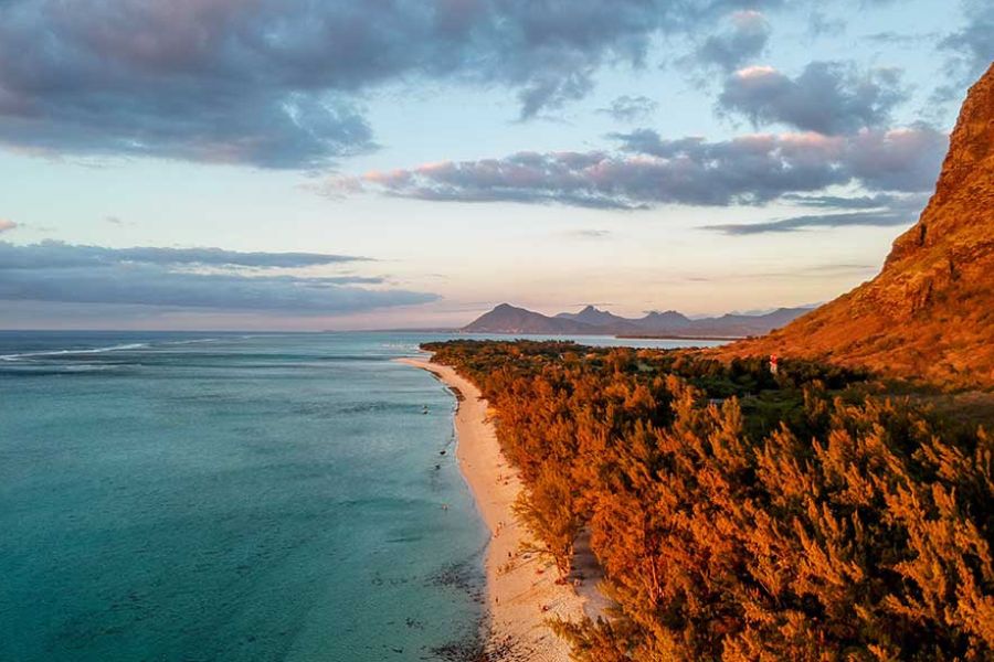 Beach at Le Morne, Mauritius