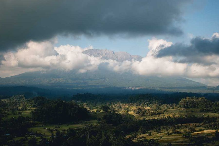 Mount Agung, Bali's highest and most active volcano