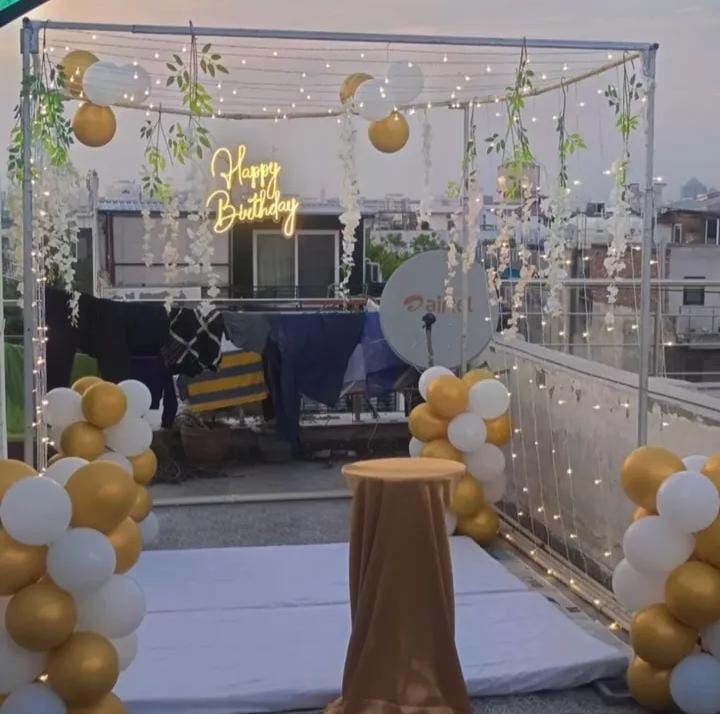 Terrace Party Setup